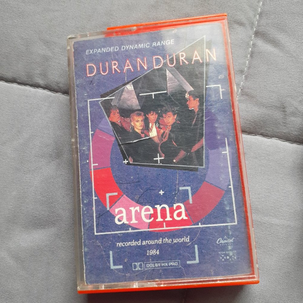 Arena by Duran Duran (Cassette, Nov-1984, Capitol) VGC Red Case White Tape